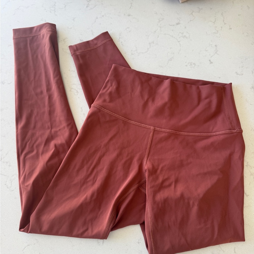 Lululemon Rust Red Leggings